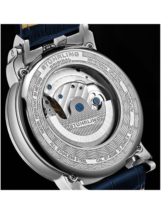 NWT Stuhrling Original Legacy Automatic Silver Dial Men\'s Watch